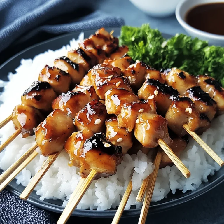 Teriyaki Chicken Skewers