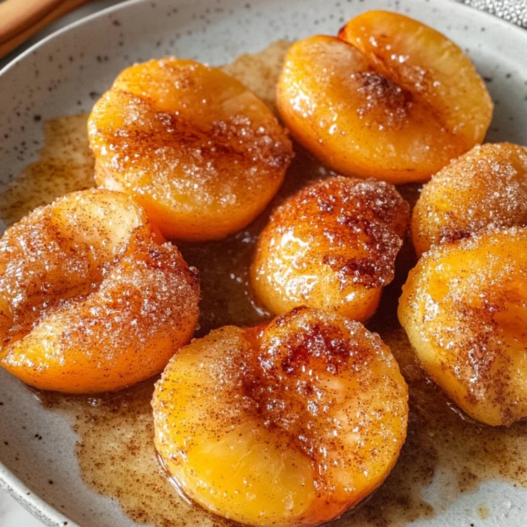 Air Fryer Peaches