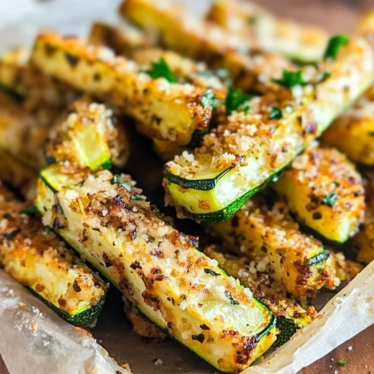 Baked Parmesan Zucchini Fries