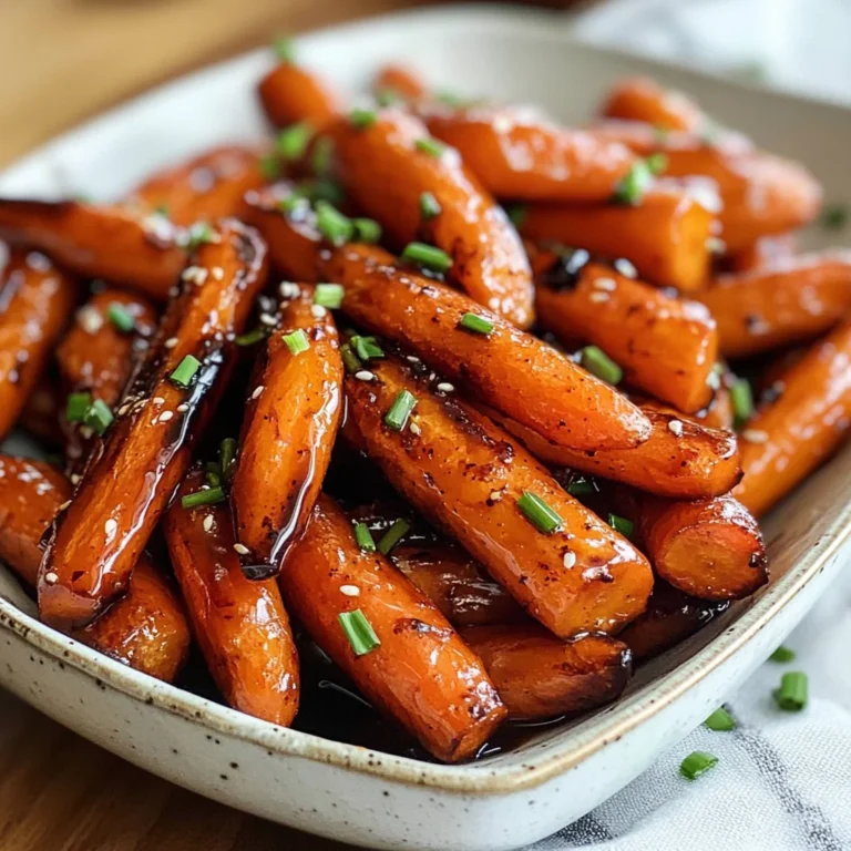 Balsamic Glazed Air Fryer Carrots