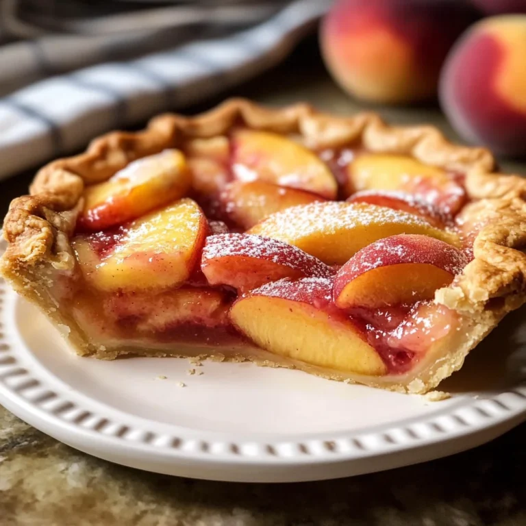 Brown Butter Strawberry Peach Pie