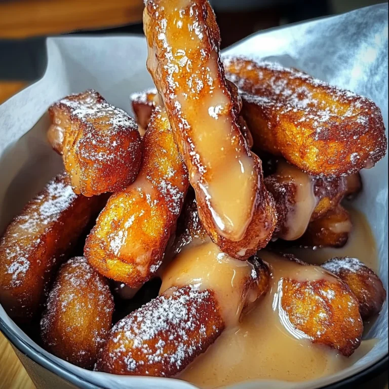 Buttermilk Donut Fries With Maple Glaze
