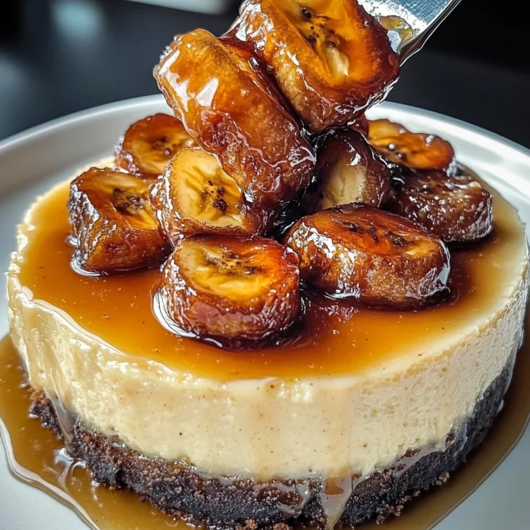 Caramelized Banana Cheesecake With Vanilla Extract