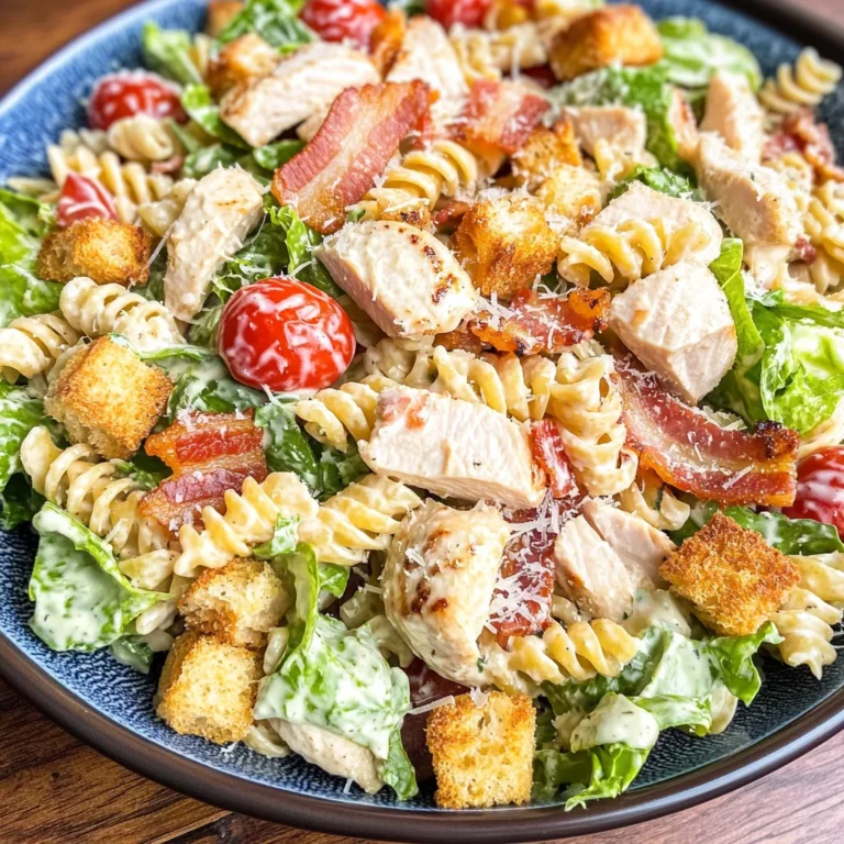 Chicken Caesar Pasta Salad