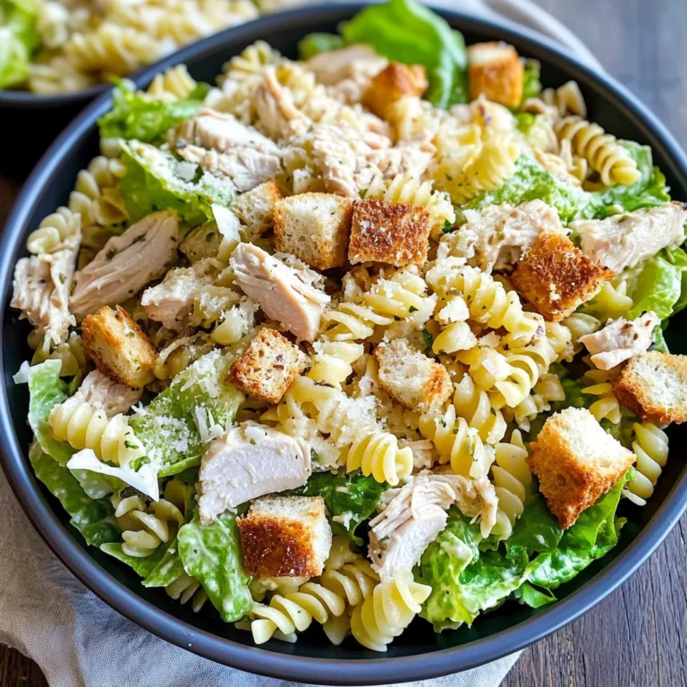 Chicken Caesar Pasta Salad