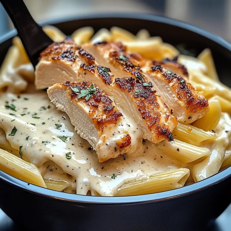 Creamy Chicken Alfredo Pasta Bowls