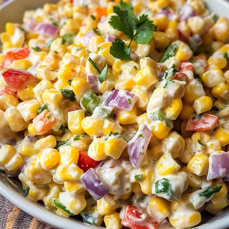 Creamy Corn Salad Recipe