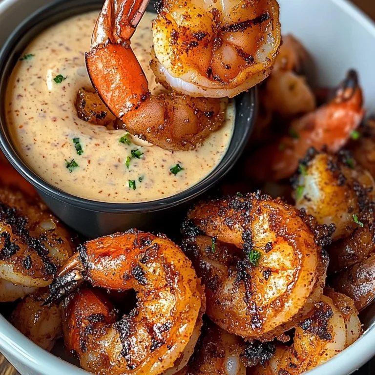 Crispy Cajun Shrimp With Creamy Sauce