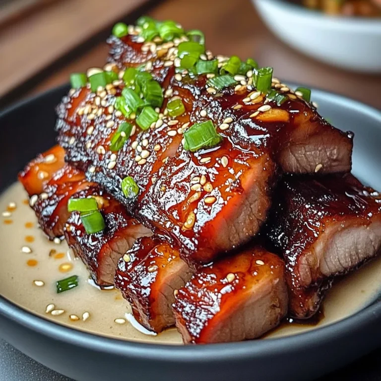 Crispy Char Siu Beef Belly With Creamy Sauce