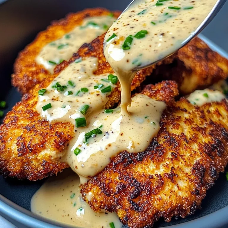 Crispy Chicken Cutlets With Creamy Mustard Sauce