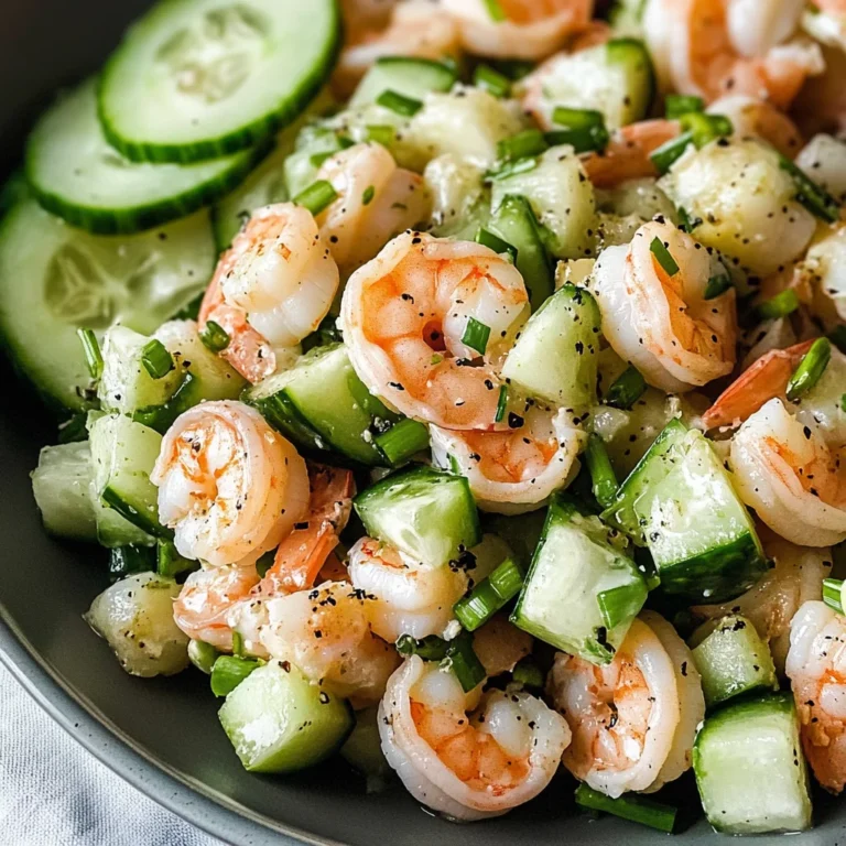 Cucumber Shrimp Salad