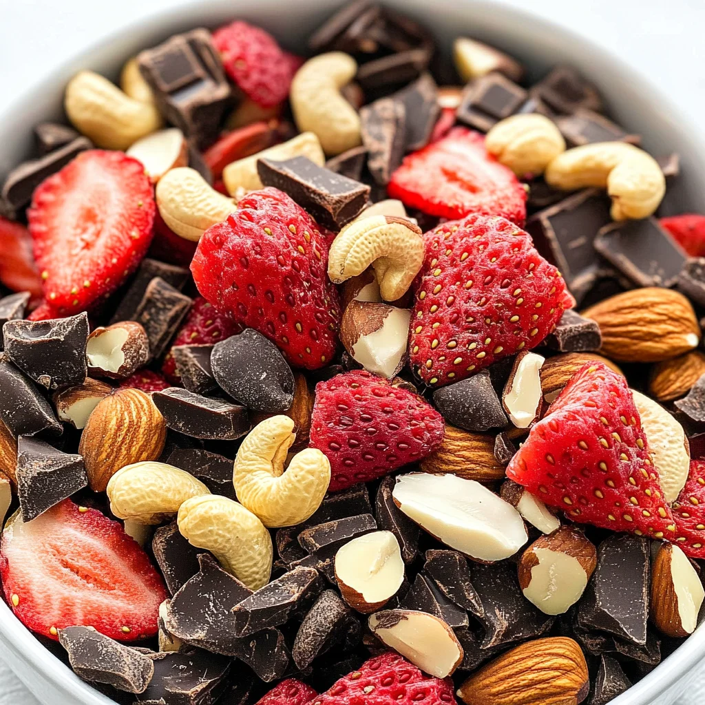Dark Chocolate Trail Mix Recipe {Heart Healthy}