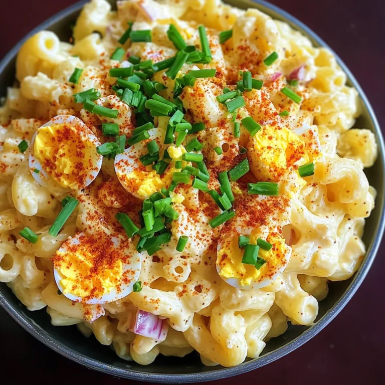 Deviled Egg Pasta Salad