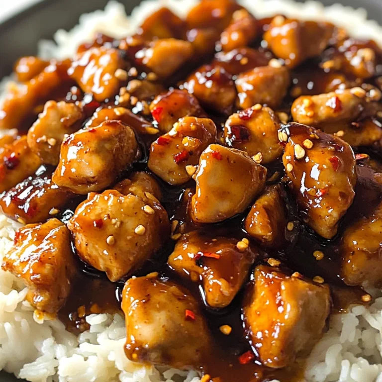 Easy Bourbon Chicken