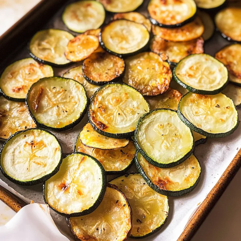 Easy Oven-Baked Zucchini Chips