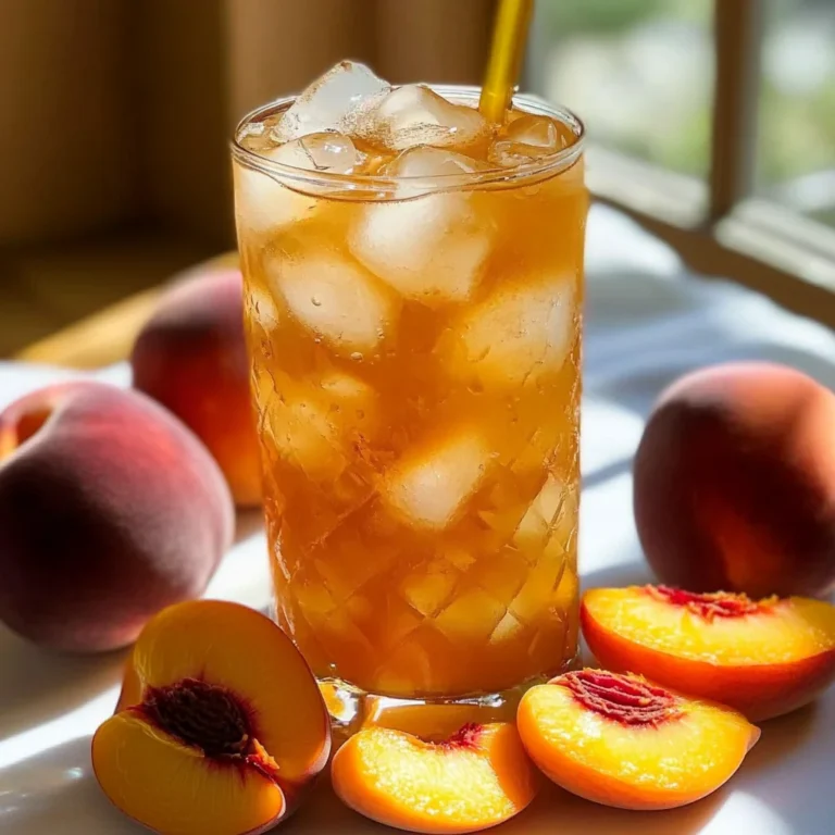 Easy Peach Tea Recipe!