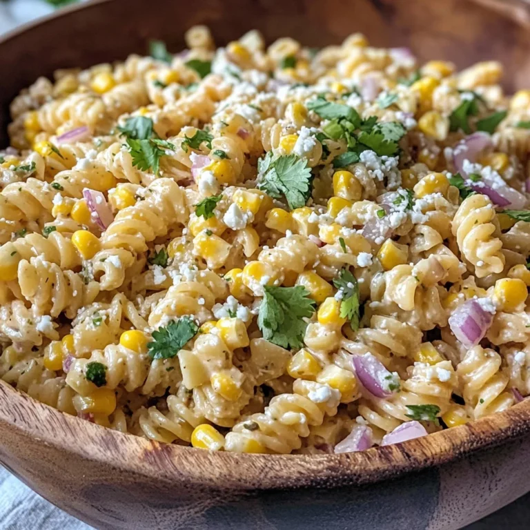 Elote Pasta Salad Recipe (Mexican Street Corn)