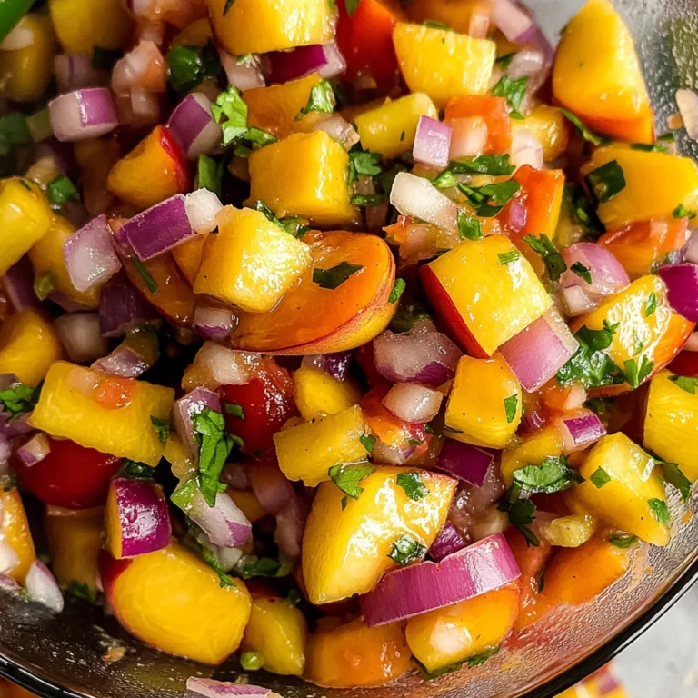 Fresh Peach Salsa