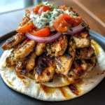 Greek Chicken Gyros With Lemon-herb Marinade