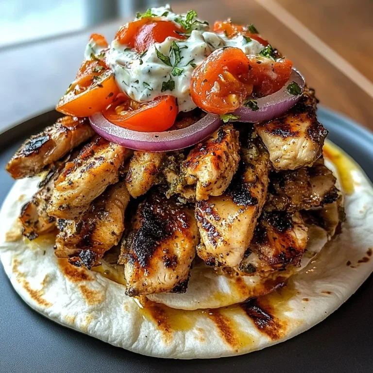 Greek Chicken Gyros With Lemon-herb Marinade