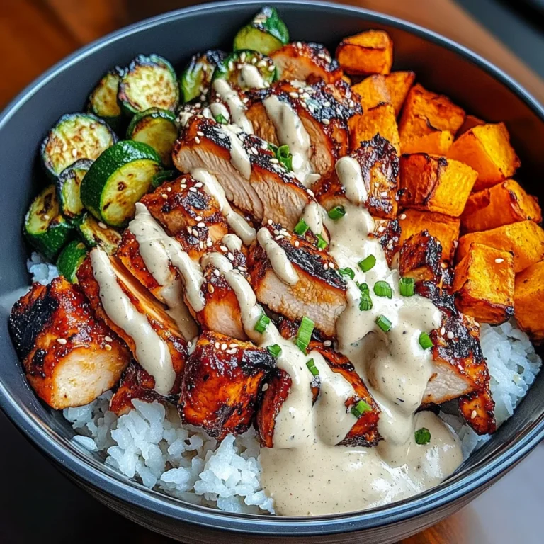 Grilled Chicken Bowl With Sweet Potatoes