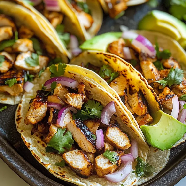 Grilled Chicken Street Tacos