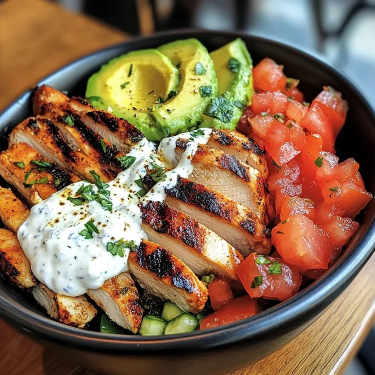 Grilled Chicken & Avocado Bowl