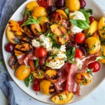 Grilled Nectarine Burrata Prosciutto Salad