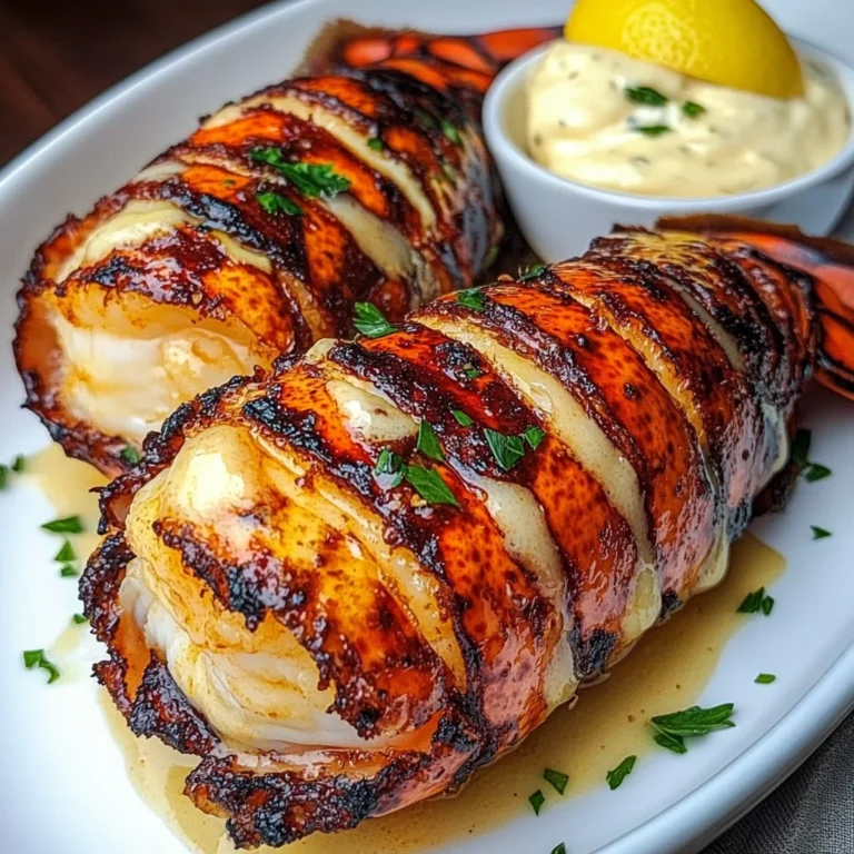 Honey Garlic Butter Lobster Tails