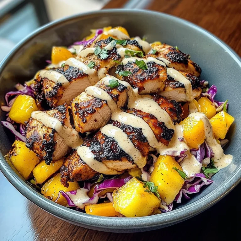 Jerk Chicken & Mango Slaw Bowls