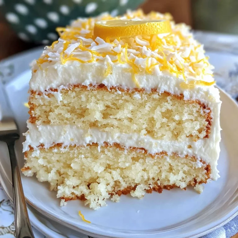 Lemon Coconut Cake