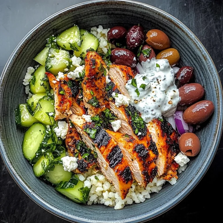 Mediterranean Chicken Bowls