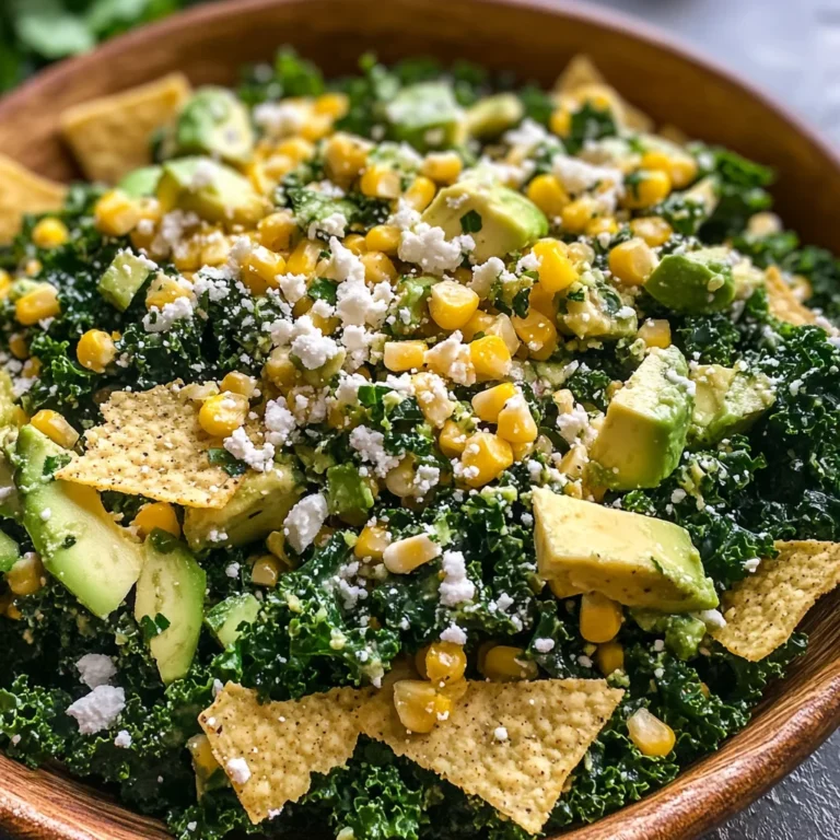 Mexican Street Corn Kale Salad