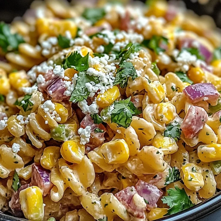 Mexican Street Corn Pasta Salad is a must-try dish!