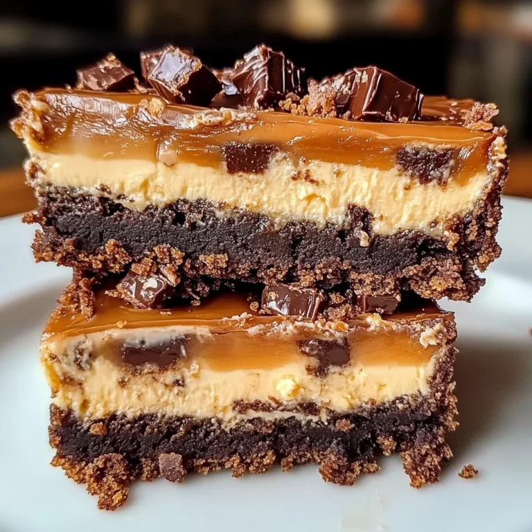 Milky Way Caramel Cheesecake Brownies