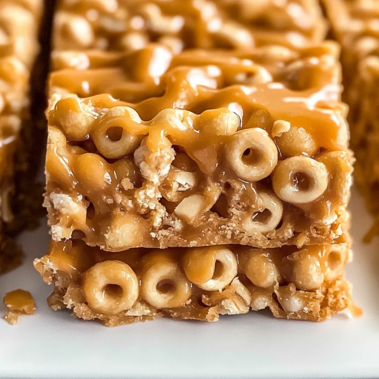 No Bake Peanut Butter Cheerio Bars