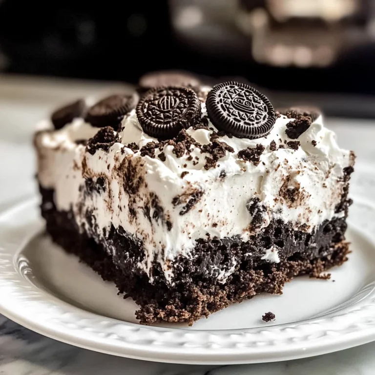 Oreo Poke Cake