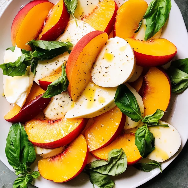 Peach Caprese Salad
