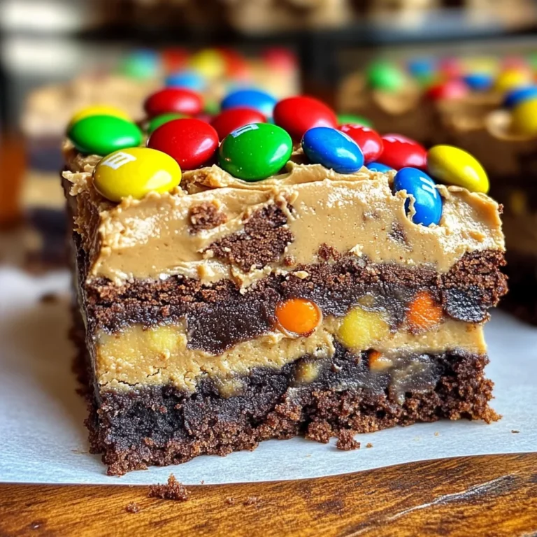 Peanut Butter Whip Brownies