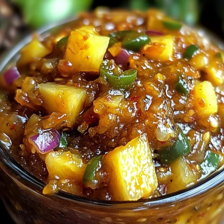 Spicy Pineapple Jalapeño Chutney