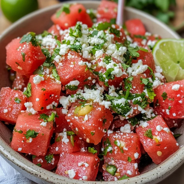 Spicy Watermelon Salad