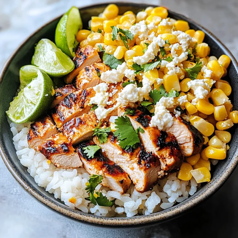 Street Corn Chicken Rice Bowl Recipe