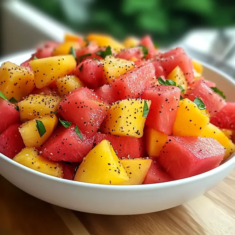 The Peach Watermelon Salad That Tastes Like Summer