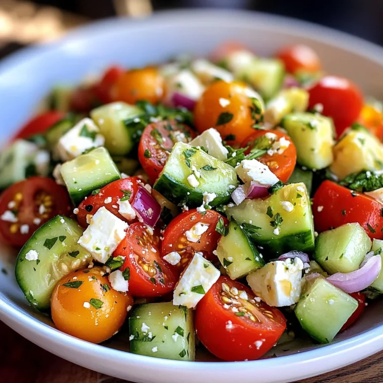 Tomato, Cucumber, Avocado Salad