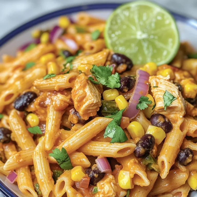 Zesty Chicken Enchilada Pasta Salad