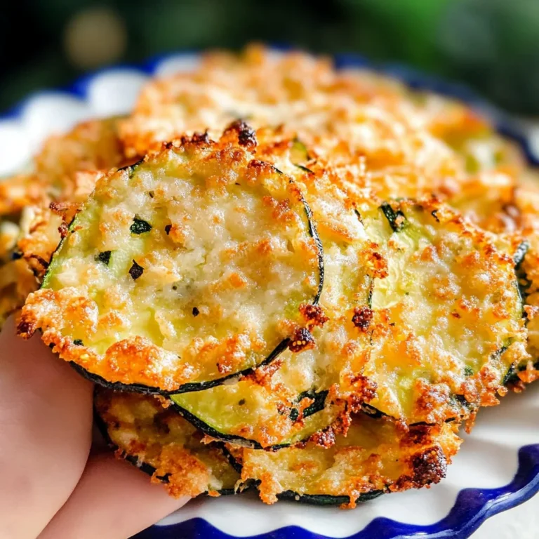 Zucchini Parmesan Crisps