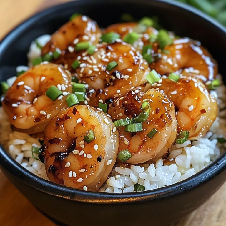 20 Minute Honey Garlic Shrimp & Rice Bowl