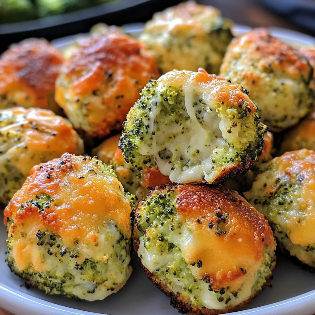 Baked Broccoli Cheese Balls