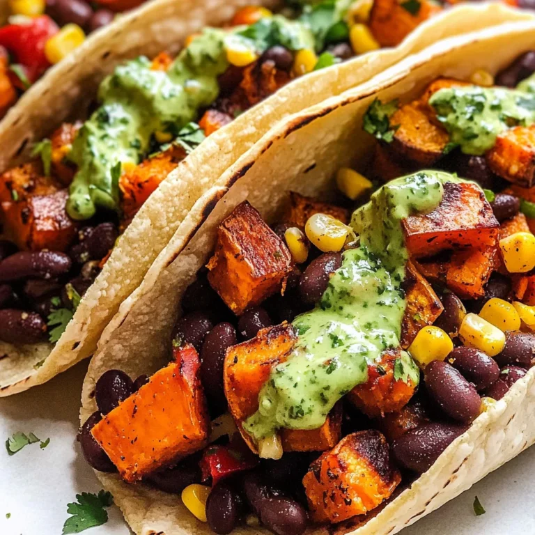 Black Bean Sweet Potato Tacos Recipe