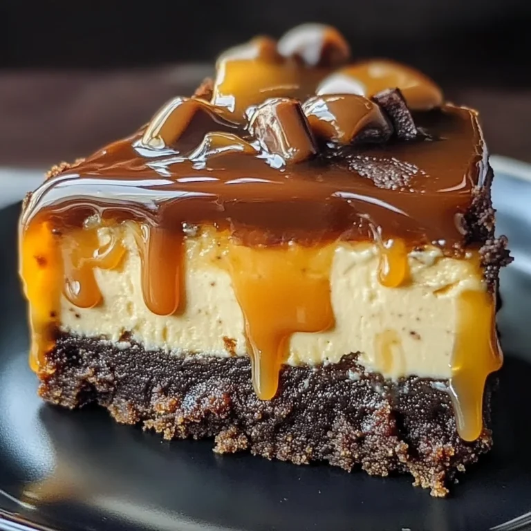 Caramel Brownie Cheesecake